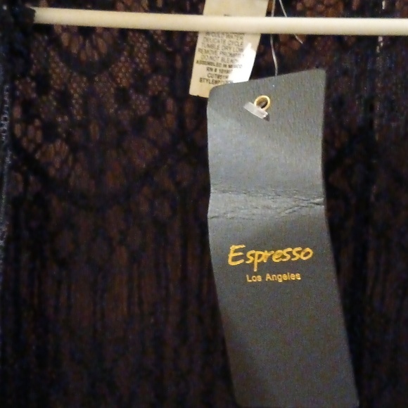 Embroidered/Lace  black cardigan sz 1X - Picture 4 of 4